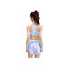 Li-Ning Fashionable Mixed Style Breathable Comfortable Cover-Up Sun Protection Beach Fresh Swim Vest Swimsuit Set Women swimwear Pink Floral LSYV467-2