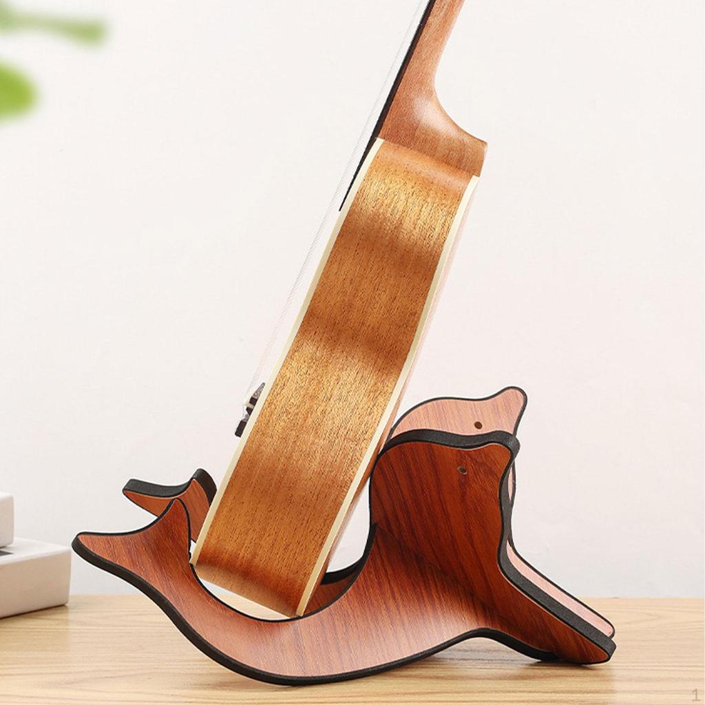 Guitar Stand Floor Lightweight Folding Anti Slip Detachable String Instrument Holder X Shape