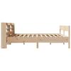 Solid Wood Bed Frame Without Mattress 180x200 Cm Pine Wood