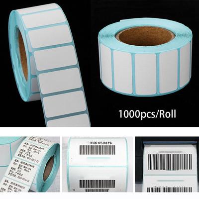 Tarjetas Precio de Supermercado Suministros de Impresión Papel Adhesivo Impermeable Etiqueta de Paquete Adhesivo Térmico