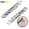 Mini Stainless Steel Crowbar, Multi-function Allen Wrench, Bottle Opener , Portable Outdoor Camping Edc Tool