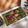 Masha and the Bear Crystal Velvet Rug, Soft Anti‑Slip Crystal Velvet Carpet for Living Room Bedroom Home Decor