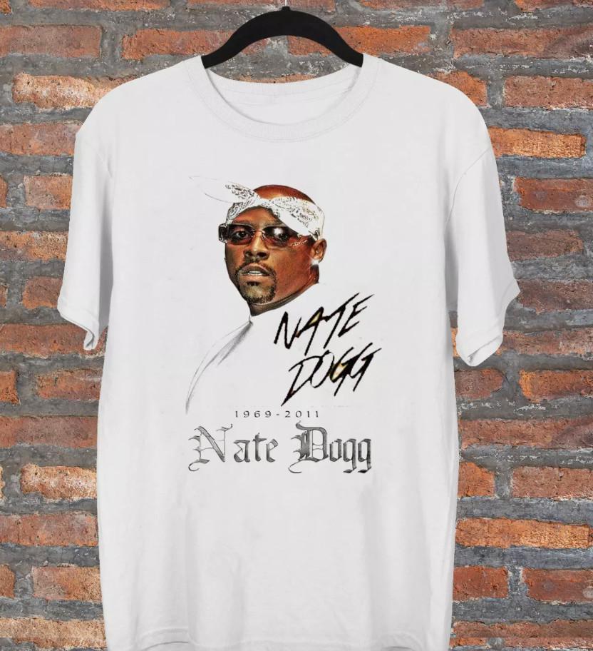 Редкий Хип-Хоп Подарок Nate Dogg Для Фаната Белая Унисекс Футболка Унисекс Футболка L
