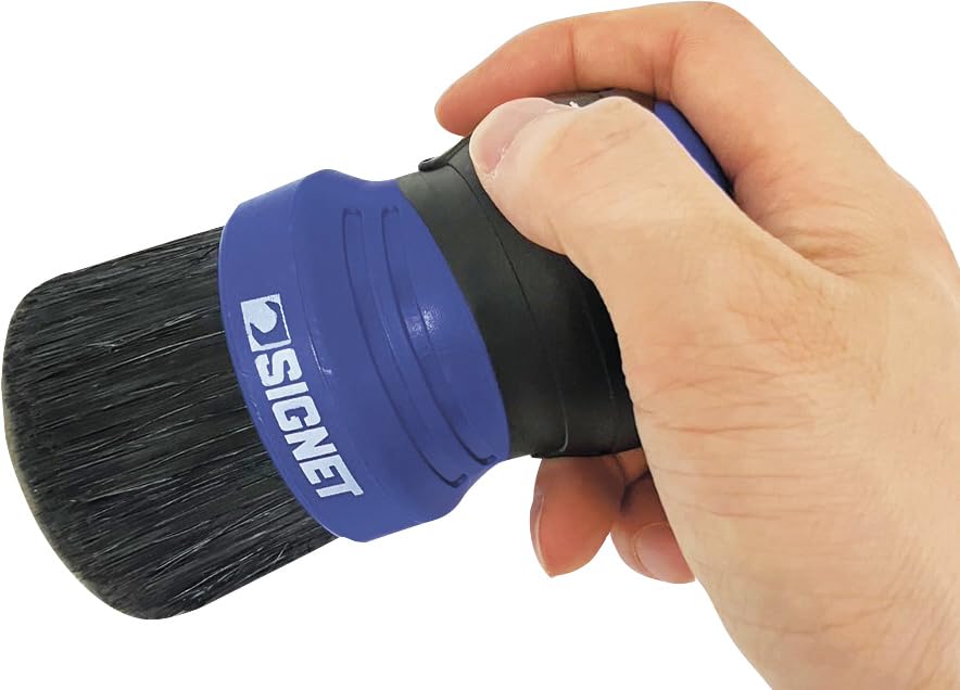 SIGNET 45631 Detail Brush, Mixed Hair, Ball Grip, Total Length 5.0 Inches (128 Mm), Car Wash Supplies, Wet & Dry