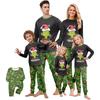 Print Cute Family Set Pajamas, Home Clothes, Family Set Long Sleeve Top Pants Set