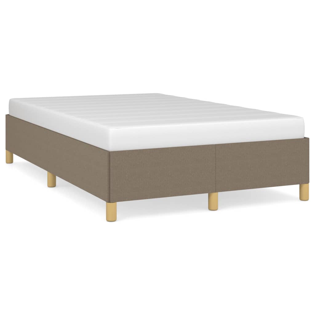 Vidaxl Rama Łóżka Bez Materaca, Taupe, 120X200 Cm, Obita Tkaniną