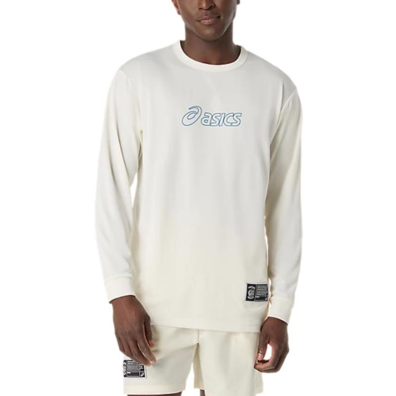 Asics Fw25 Sports Lifestyle Round Neck Breathable Comfortable Long Sleeve T-Shirt Unisex Tops 2063A426-201