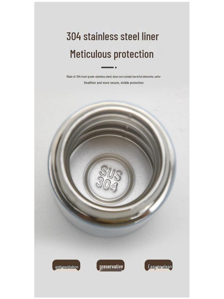 Stainless Steel Smart Temperature Display Insulated Cup for Men & Women - Portable, Pocket-Sized for Travel, Cold/Iced Water.