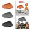 Reptile Water Dish Tortoise Bath Dish Multipurpose Stable Fan Shape Reptile Bathing Pool for Snake Bearded Dragons Tortoises