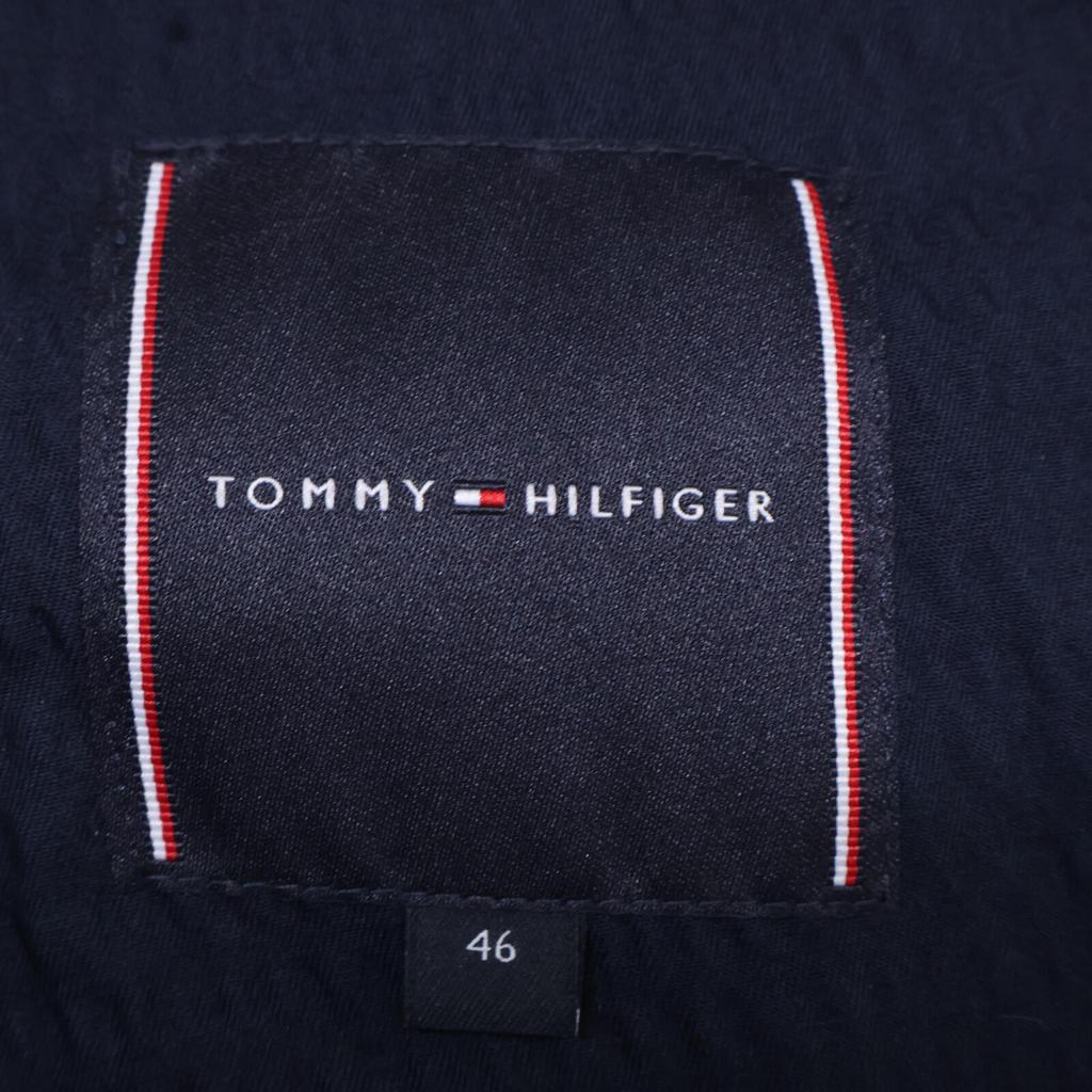 TOMMY HILFIGER [Domestic regular] MW0MW13179 Seersucker blazer/ Jacket 46 NavyUsed