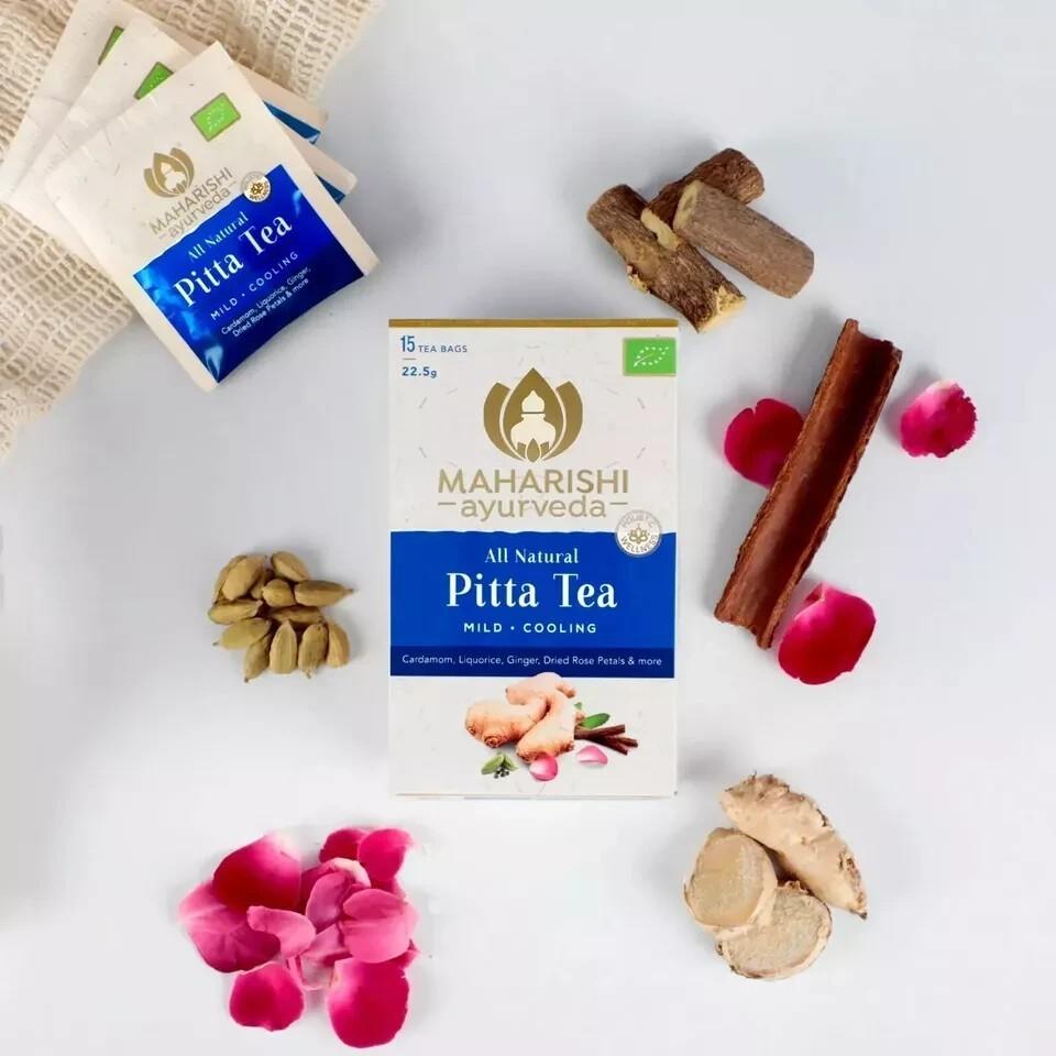 Maharishi Ayurveda Organic Pitta Tea - 15 tea bags. Pack of 2 - FREE SHIPPING