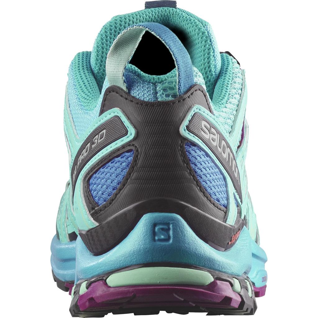 [Salomon] Trail Running Shoes XA PRO 3D WOMEN, Blue Curacao/Bluebird/Dark Purple, Size 24.5 Cm
