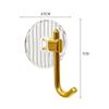 Acrylic Tranparent Multifunction Wall Hook Key Cloth Organizer Hanger Bathroom Robe Towel Rack Kitchen Hardware Hooks