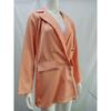 Women S Solid Color Lapel Blazer Coat Straight Fit Short Length Casual Outerwear