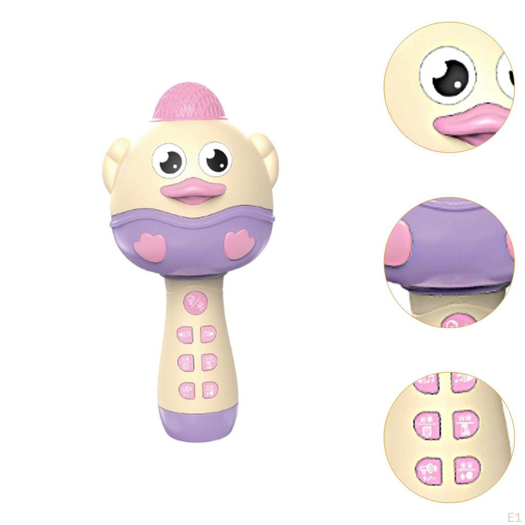Kids Toy Cartoon Small Compact Mic Music Toys for Toddlers Picnic Shower