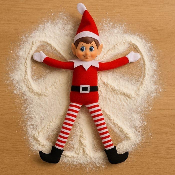 Prankster Elf - SHOP-STORY - 35 Cm - Vinyl and Fabric - Red - Interior Decoration