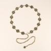 Waist Chain Women'S High Sense Women'S Retro Sunflower Summer With Skirt Metal Chain Belt