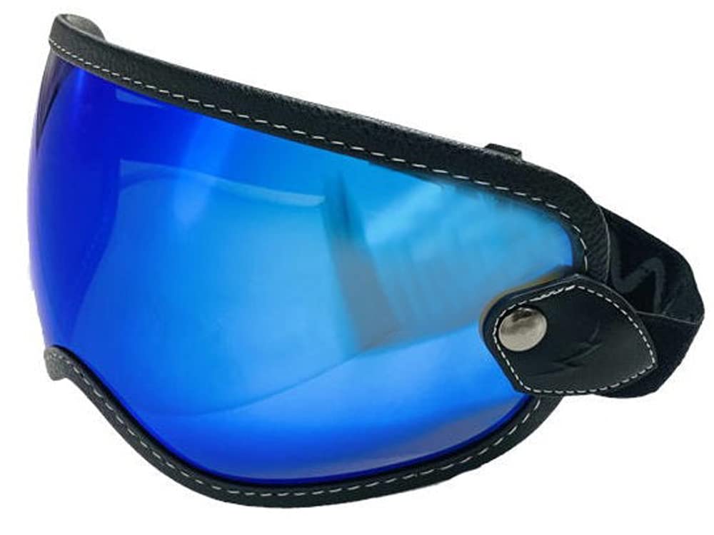 

MOTO ZERO ВИЗОР СИНИЙ ЗЕРКАЛЬНЫЙ Визор для шлема [RISE]