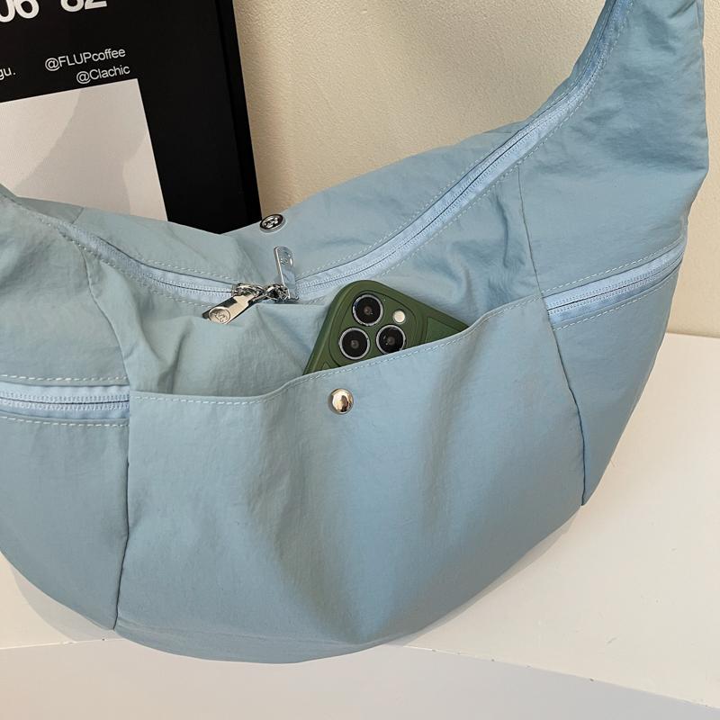 Hobo Bag Women's Large Capacity Shoulder Crossbody Bag Lightweight Sports Bag