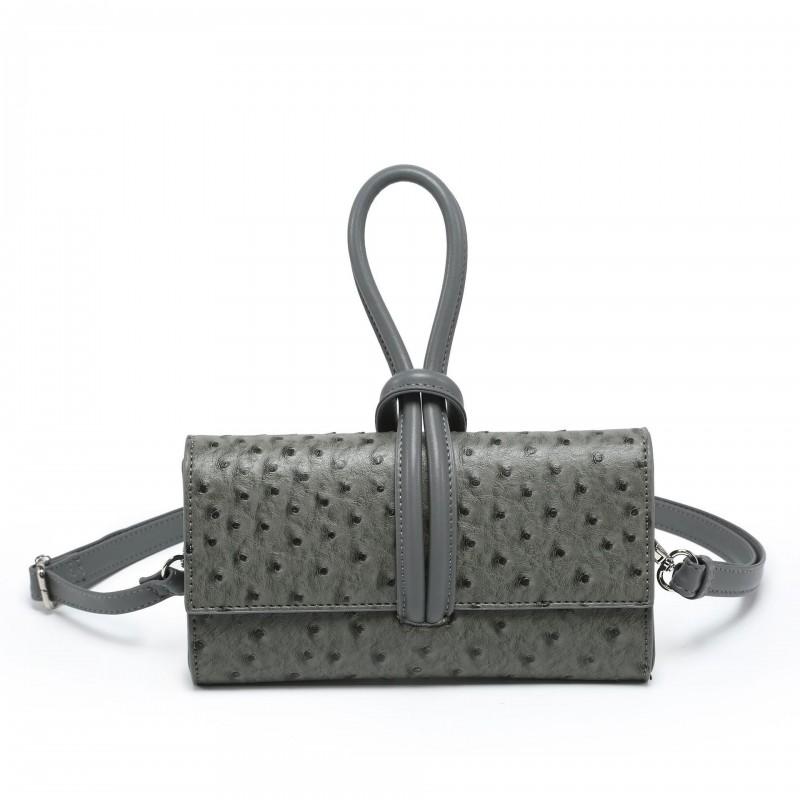 Womens Small Crossbody Bag Ostrich Mini Handbag Trendy PU Leather Daily Use