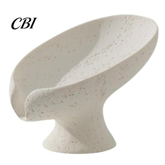 Non-foaming Soap Dish Self Draining Dish, 3D Printed Holder, Multi-functional Tray Sink Organizer for Shower, Bathroom, Kitchen Hollow Design Holder