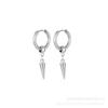 Stainless Steel Cone Pendant Hip-Hop Earrings