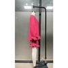 Women's 2pcs Casual Outfit, Lantern Sleeve Loose Top + Ruffle Hem Shorts, Spring Summer Fashion Outfits for Women Europe America Style