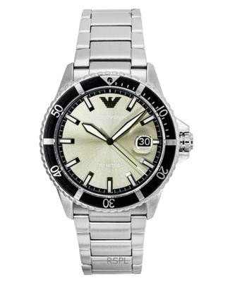 World Explorer Stainless Steel Grey Dial Quartz AR11683 100M Men's Watch