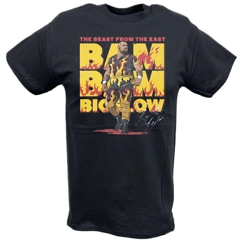 Bam Bam Bigelow Beast From The East Black Tshirt M