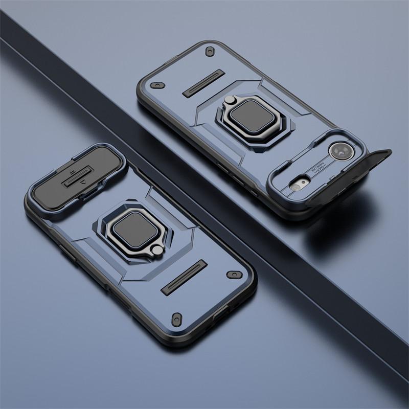 For iPhone 17 Air Case Slide Camera Len Cases Apple iPhone 17 Air iPhone 17 Pro Max Cover Bumper Shockproof Armor PC Phone Cover