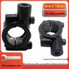 Universal Electric Vehicle Rearview Mirror Bracket with Reflective Base and Rain Canopy Clip Accessories