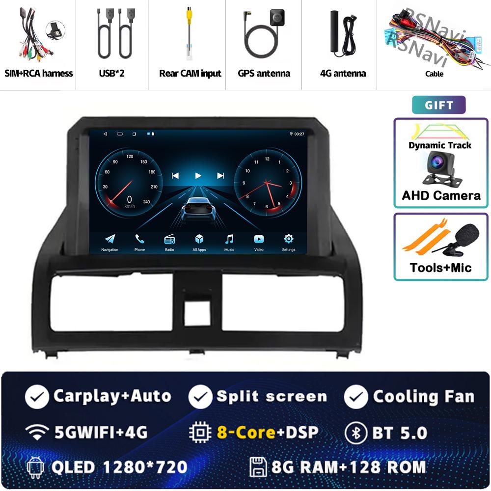 Android 14 Carplay Car Radio For Honda Accord 7 2002 2003 - 2007 Multimedia Video Player Navigation GPS Stereo 2Din DVD WIFI+4G