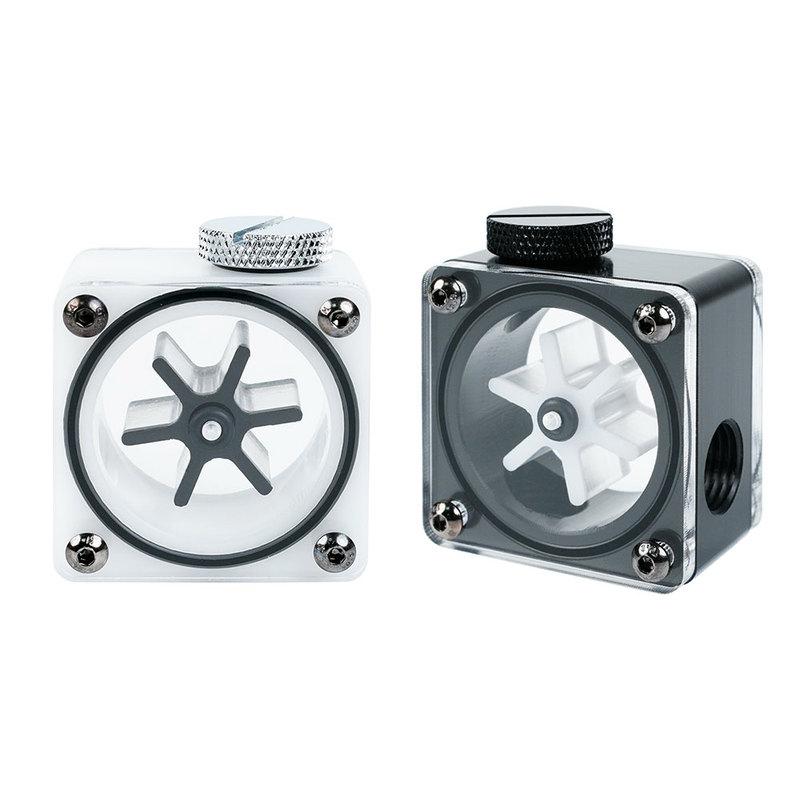 Black ,White Water Flow G1/4''x3 Thread Water Cooling POM Flower ,Computer Cooling Accessory ,Drop Shipping