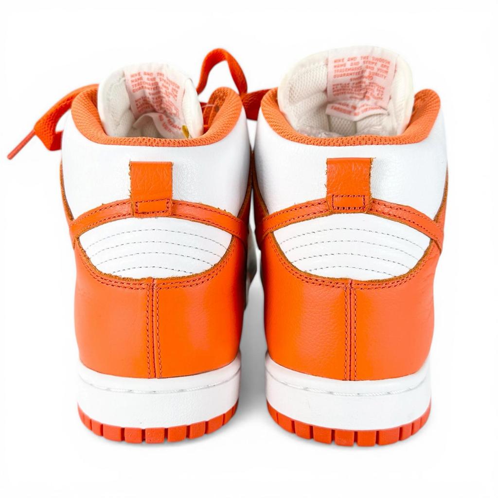 Pristine NIKE High Cut Sneakers DUNK RETRO QS Syracuse Dunk High Orange 26cm Used