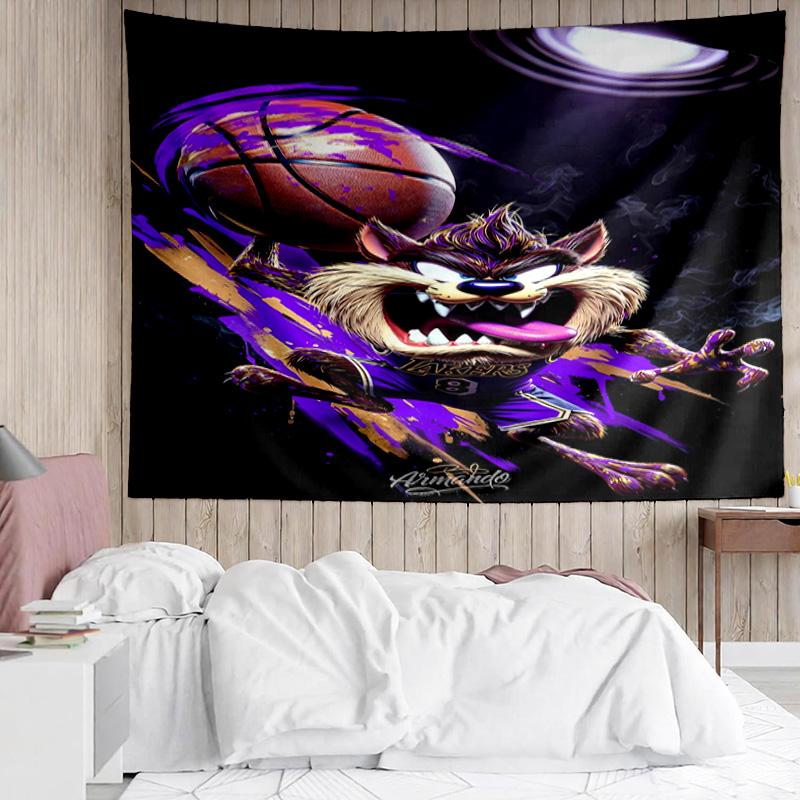 1PC Tazmanian Devil's Fury Tapestry Accessories Playroom Tapestry, for Bedroom,Livingroom, Dormitory Room Wall Decor Fan Birthday Gifts