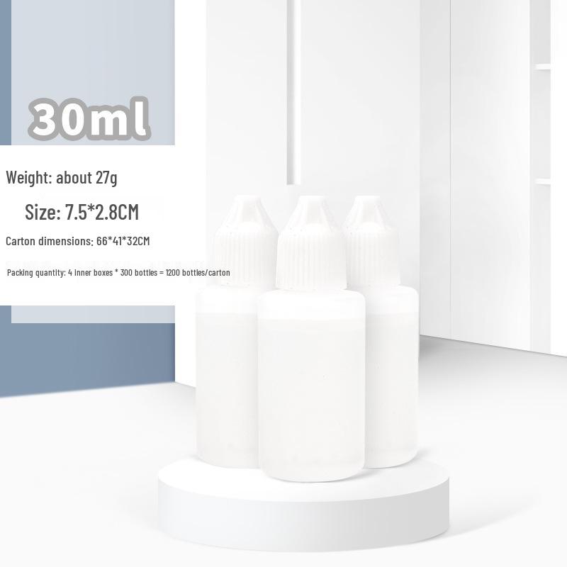 Children's DIY 30ml Transparent Alcohol Glue for Crafting with Non-woven Fabric, Hemp Rope, and Buttons.