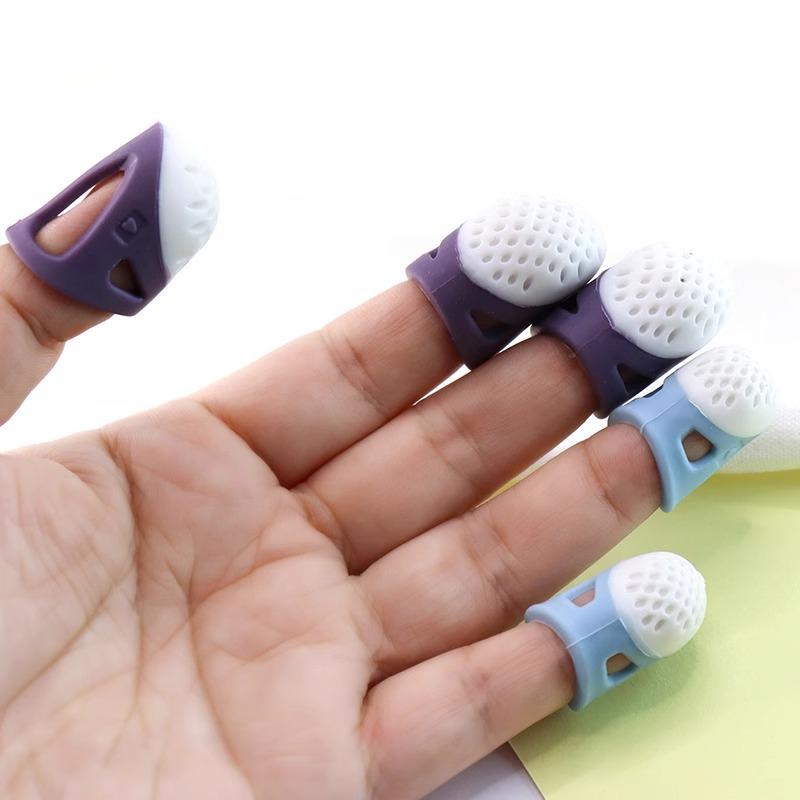 Silicone Anti-Prick Thimble Set for Sewing