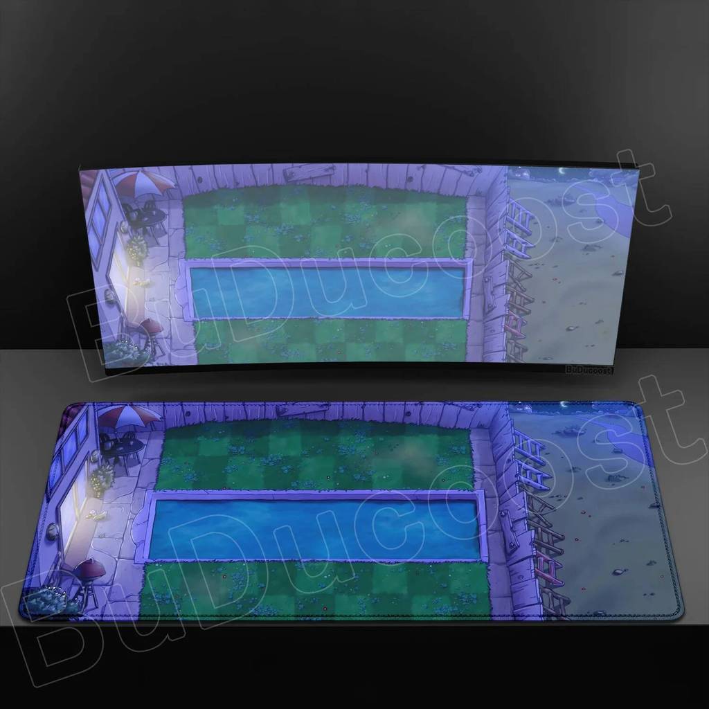 HD Printing Classic Plants Vs Zombies All Scenes Mouse Pad Large Mousepad Keyboard Pad Laptop Gaming PC XXL Anime Big Desk Mat
