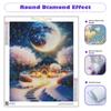 Full Round 5D Diamond Painting Moon Night Mosiac Personalized Gift  Embroidery Cross Stitch Home Decoration 30x40cm/12x16inch