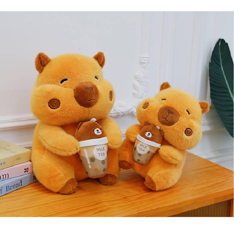 Adorable Q Version Capybara Plush Toy For Cozy Comforting Cuddle Pillow