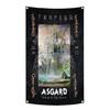 90X150Cm Norse Mythology Flag Mjolnir Yggdrasil World Tree Tapestry Polyester Digital Printing Banner Garage Wall Art Decoration