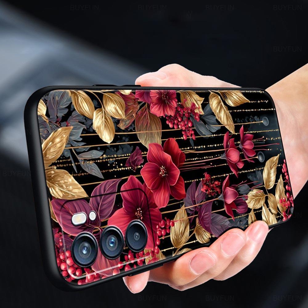 Oil Painting Flowers Pattern Design Phone Case For Oppo Reno 13 12 11 10 7 F Find X5 X6 A98 A80 A79 A78 A57 A54 A17 Pro Soft TPU