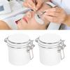 2pcs Eyelash Glue Storage Jar Sealing Buckle Large Capacity Glue Storage Container for Eyelash Extension 200ml