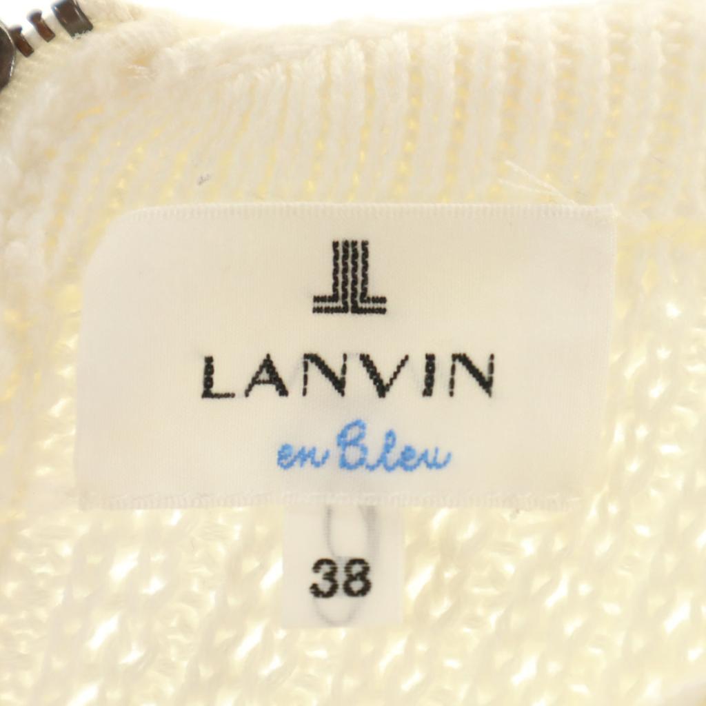 Beauty Products LANVIN En Bleu 7 Minutes Sleeve Tulle with Pearls Knit Women Used