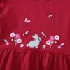 European & American Girls' Summer Cotton Dress: Short Sleeve, Cute Skirt