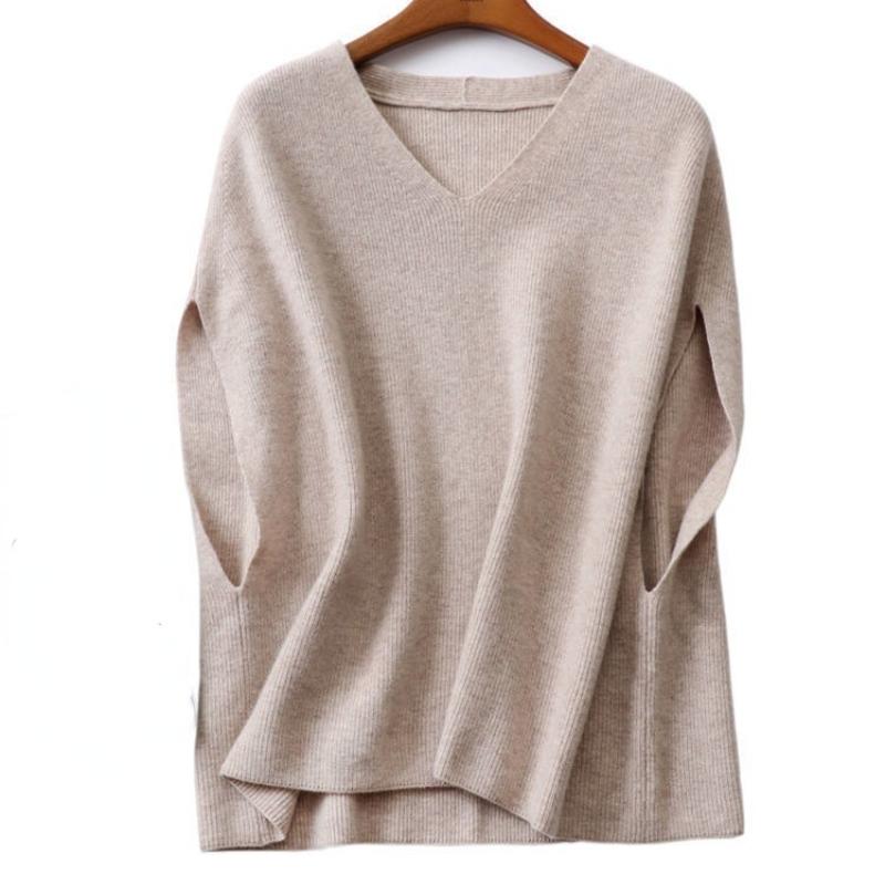 Pletená vesta Dámské Netopýří rukáv S výstřihem do V Zimní Bílá Vintage Elegantní Klasický Kancelář Dámská Pytlovitá oversized vesta bez rukávů