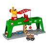 BRIO Container Crane 33996, for Ages 3 and Up [Toy, Wooden Toy Train, Rail Set, Scenery Parts, Gift (Birthday/Christmas)]