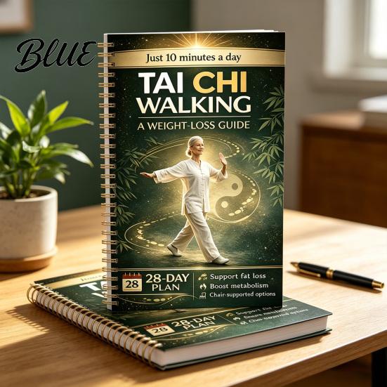 Tai Chi Fitness Guide Daily Practice Planner Seniors Beginners 28-Day Workout Log Improve Balance Wellness Strength Weight Loss Book Training