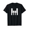 Pianists Keyboarder Teacher The Keyboard Rocks T Shirt Versatile Graphic Stylish Casual Soft S