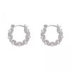 2024 Retro French Pearl Hoop Earrings – Elegant and Unique Design for Women